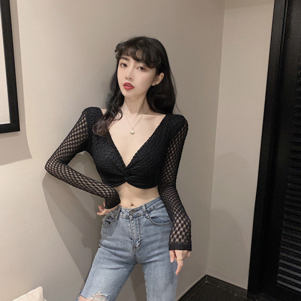 Dviejų spalvų moteriškas džemperis ilgomis rankovėmis