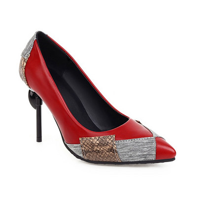 Modern női cipő leopárdmintás magassarkúval