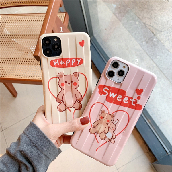 Korpuss iPhone 11 Pro Max ar rotaļu lācīti - divi modeļi