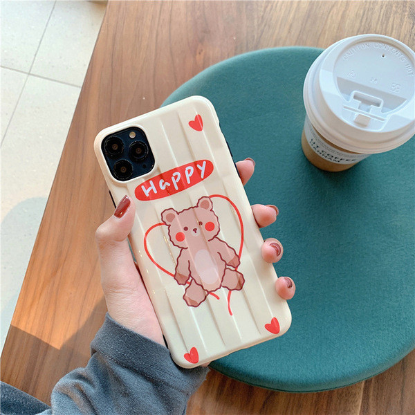 Korpuss iPhone 11 Pro Max ar rotaļu lācīti - divi modeļi