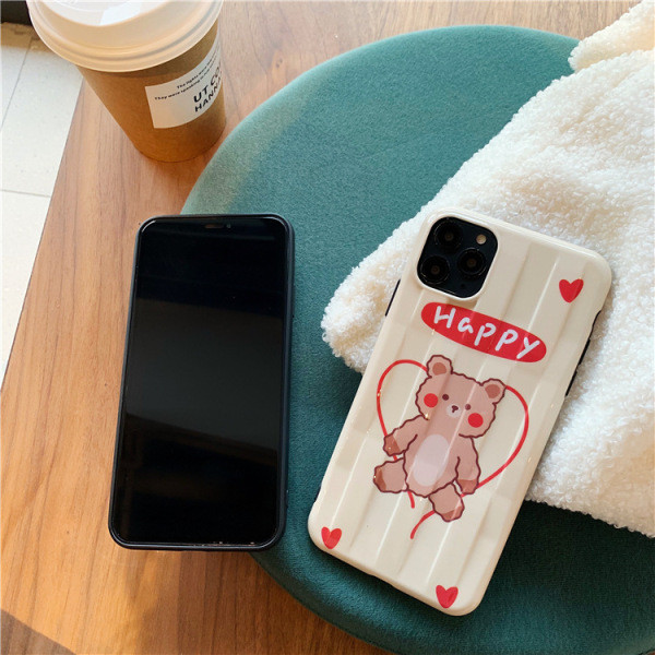 Korpuss iPhone 11 Pro Max ar rotaļu lācīti - divi modeļi