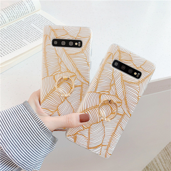 Korpuss Samsung S10 ar lapiņām un metāla gredzenu