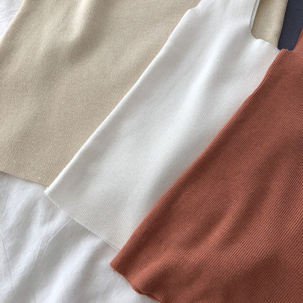 Maieu de zi cu zi pentru damă, cu decolteu pătrat și bretele largi