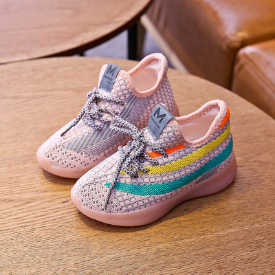 Χρωματιστά παιδικά παπούτσια με δεσμούς για κορίτσια και αγόρια
