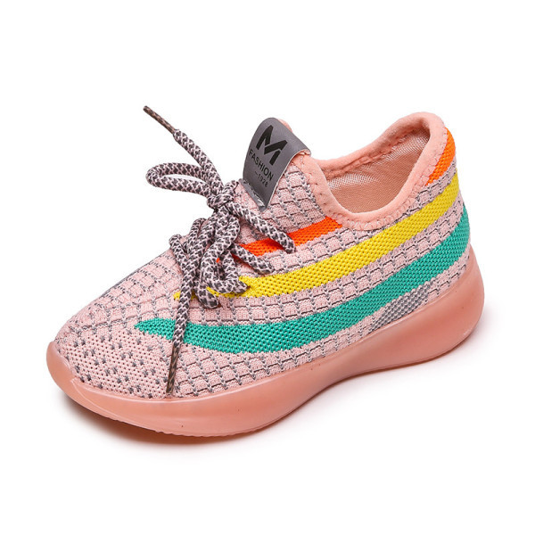 Színes, fűzős gyerek tornacipő lányoknak és fiúknak