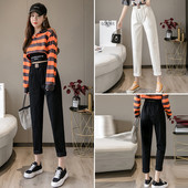 Alkalmi női nadrág magas derékkal