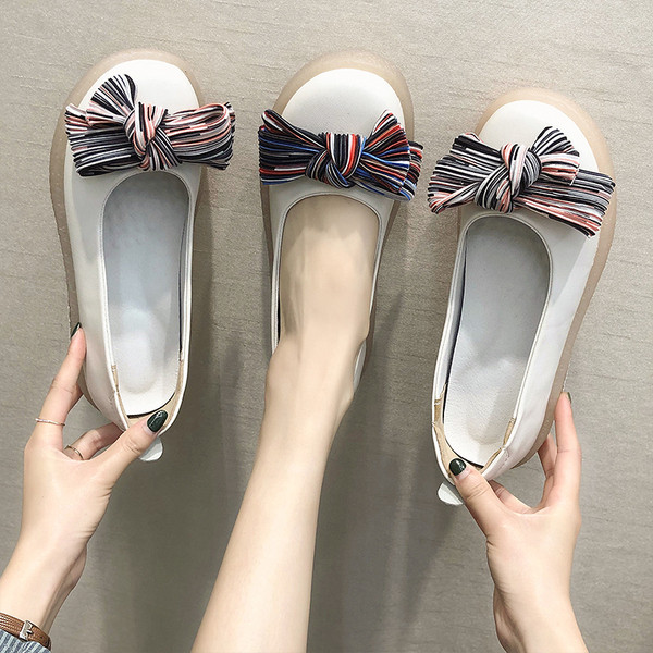 Moteriški laisvalaikio batai iš eko odos su kaspinu