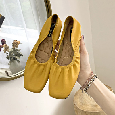 Naiste vabaaja mokassiinid kunstnahast lameda tallaga