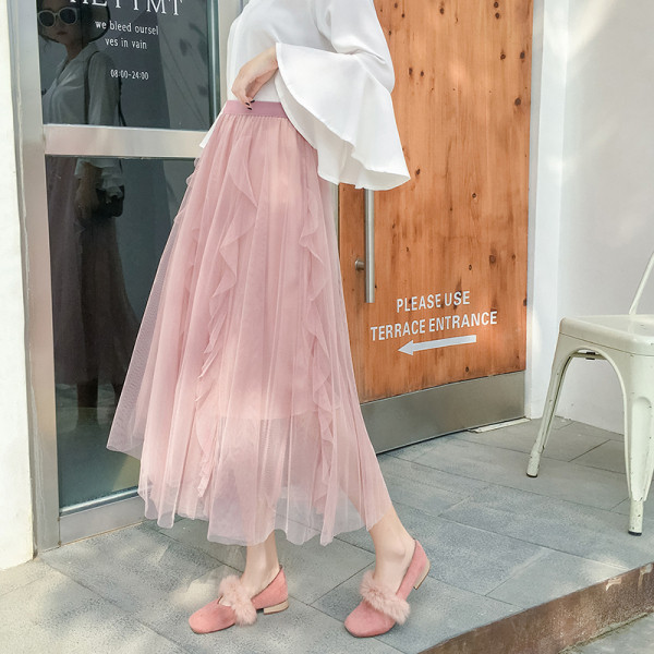 Modern női pecsétszoknya magas derékkal - A vonalú