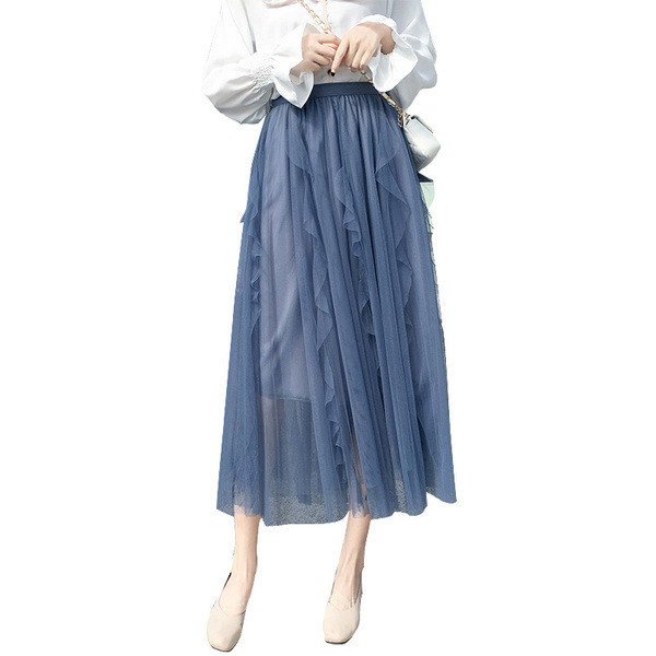 Modern női pecsétszoknya magas derékkal - A vonalú