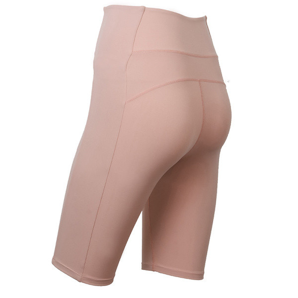 Sportiski ikdienas sieviešu īsie legingi ar augstu vidukli un kabatu