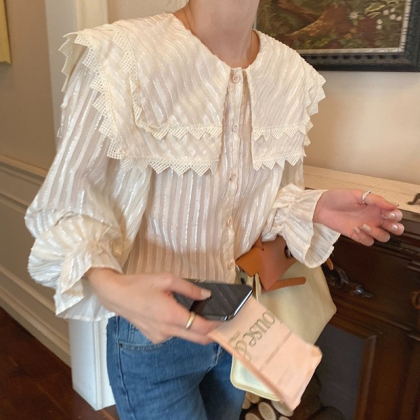 Camasa de dama eleganta model lat cu guler clasic