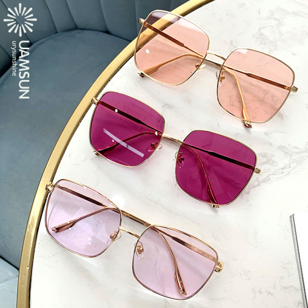 Stilingi moteriški akiniai nuo saulės plonu rėmeliu