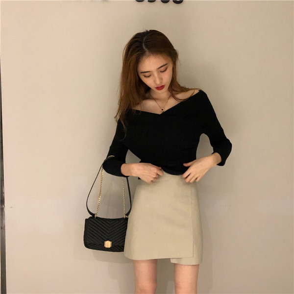 Sieviešu īsā blūze ar garām piedurknēm