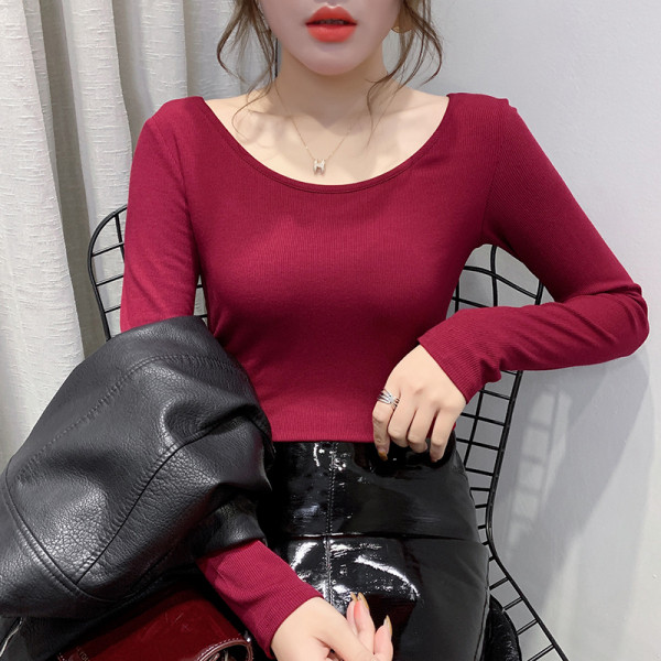 Ikdienas sieviešu blūze ar garām piedurknēm