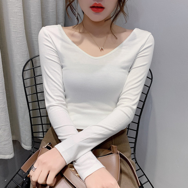 Ikdienas sieviešu blūze ar garām piedurknēm