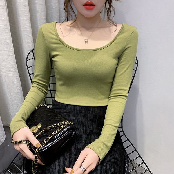 Ikdienas sieviešu blūze ar garām piedurknēm