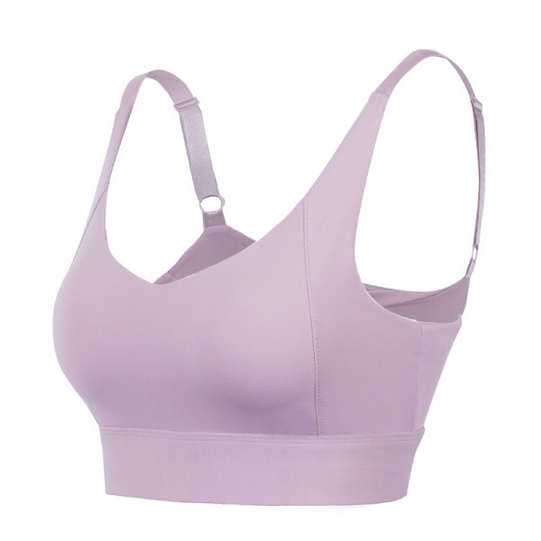 Sieviešu sporta krūšturis ar polsteriem un regulējamām lencēm