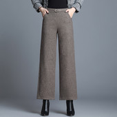 Modern női nadrág, magas derekú egyenes modellel