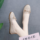 Laisvalaikio moteriški odiniai batai plokščiu padu su kaspinu