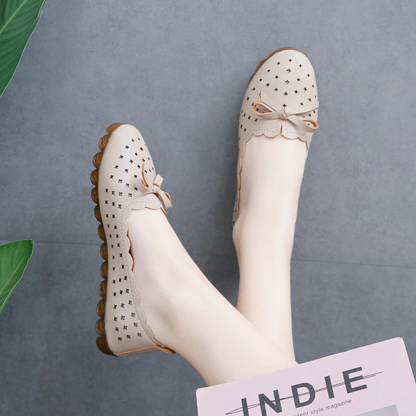 Laisvalaikio moteriški odiniai batai plokščiu padu su kaspinu