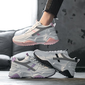 Sportiniai ir laisvalaikio moteriški sportbačiai spalvotais padais