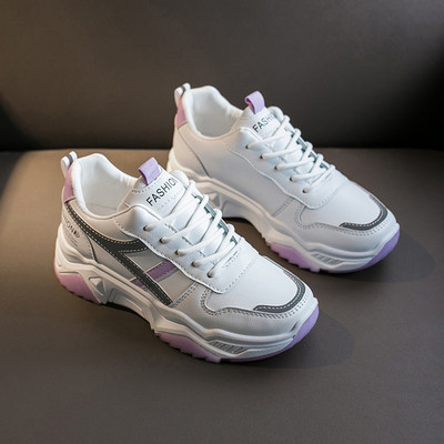 Sportiniai ir laisvalaikio moteriški sportbačiai spalvotais padais