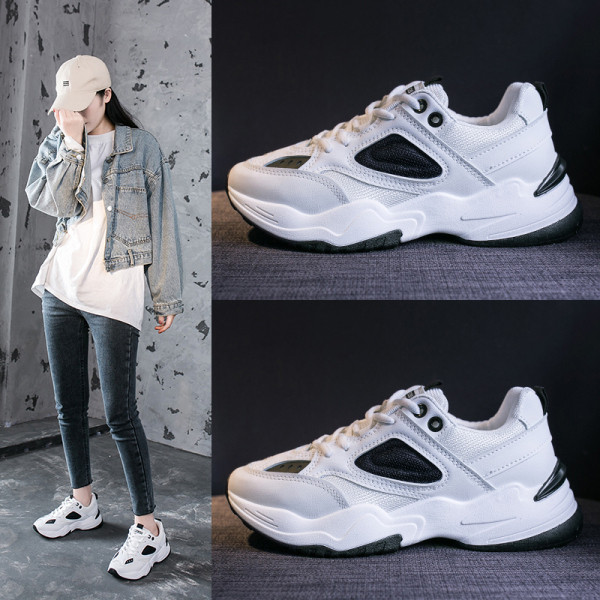 Női őszi tornacipő durva magas talppal