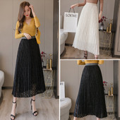 Moderni sieviešu kroku svārki ar augstu vidukli -A-līnija