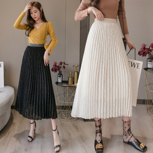 Moderni sieviešu kroku svārki ar augstu vidukli -A-līnija