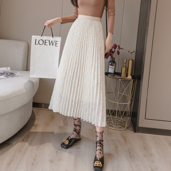 Moderni sieviešu kroku svārki ar augstu vidukli -A-līnija