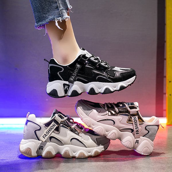 Rudenim piemērotas sieviešu ikdienas kedas ar raupju zoli