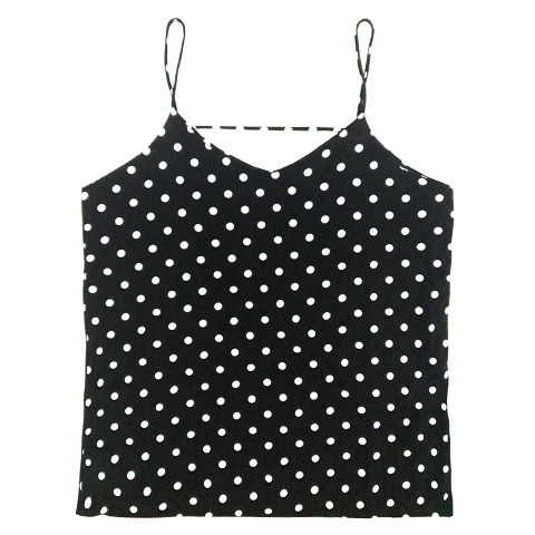 Maieu modern de damă cu puncte cu bretele subțiri