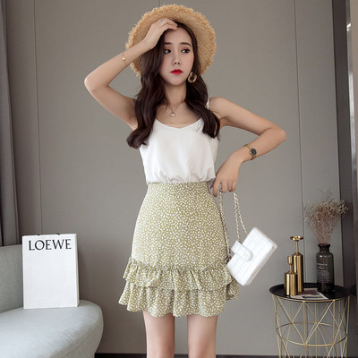 Ikdienas sieviešu svārku piegriezuma modelis ar augstu vidukli