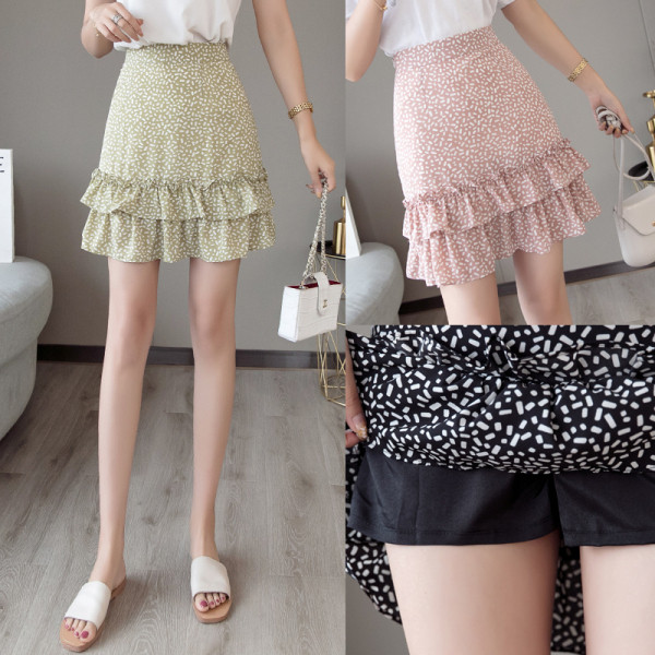 Ikdienas sieviešu svārku piegriezuma modelis ar augstu vidukli