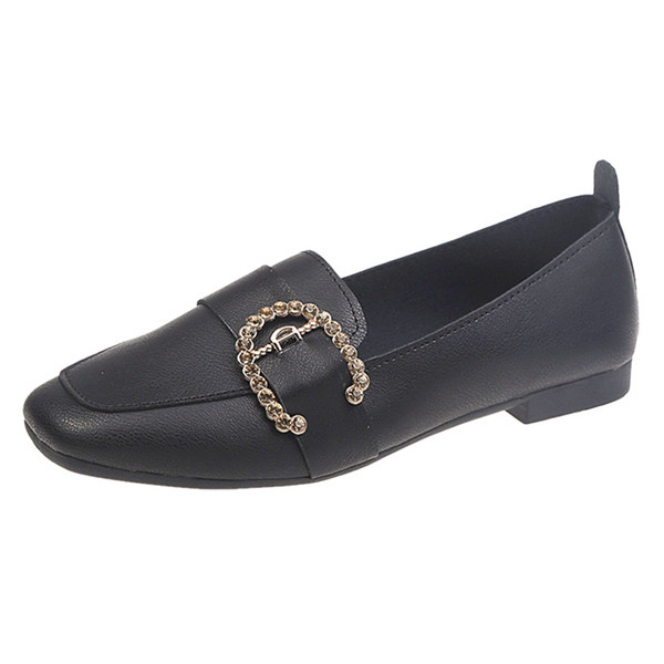 Ikdienas sieviešu apavi ar metāla sprādzi