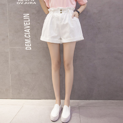 Női magas derekú női rövidnadrág