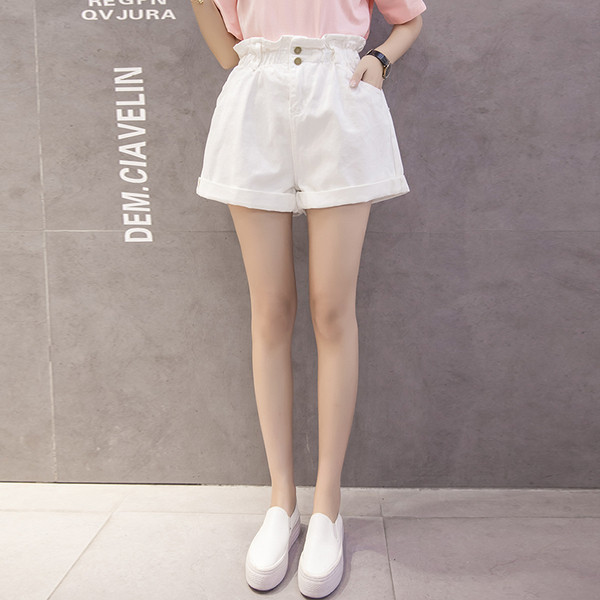 Női magas derekú női rövidnadrág