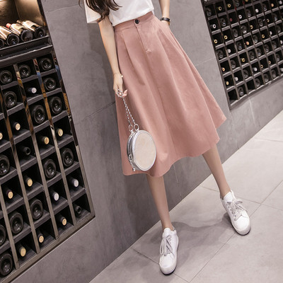 Sportiski eleganti sieviešu svārki ar augstu vidukli - piegriezuma modelis