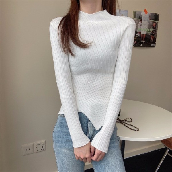 Вталена дамска асиметрична блуза 