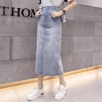 Γυναικεία φούστα denim κλασικό μοντέλο