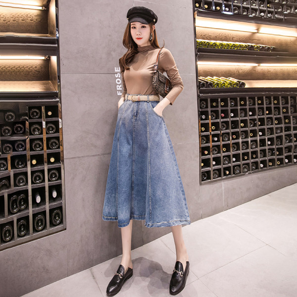 Lezser női hosszú szoknya szabású modell