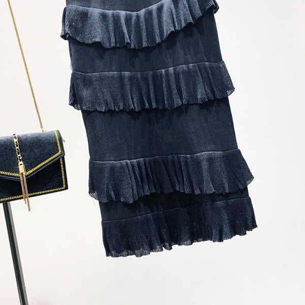 Új modell hosszú női szoknya, magas derékkal