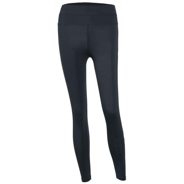 Jambiere sport de damă cu talie înaltă și inscripție colorată