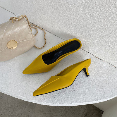 Jauns pavasara-vasaras smailo čību modelis ar zemu papēdi