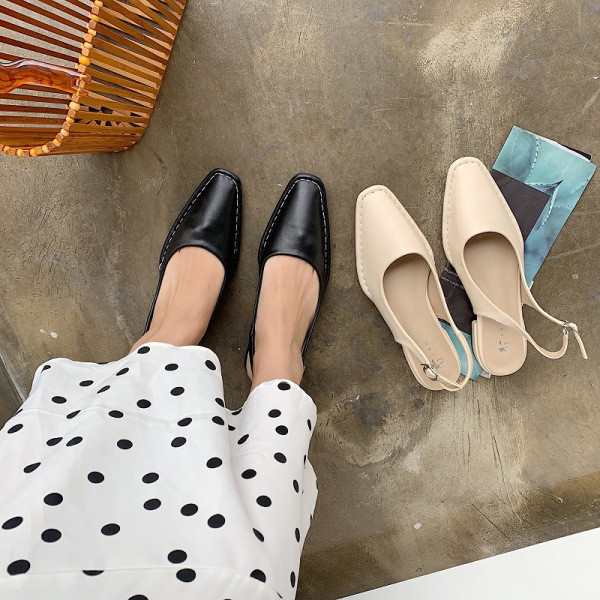 Sieviešu pavasara-vasaras sandales no eko ādas