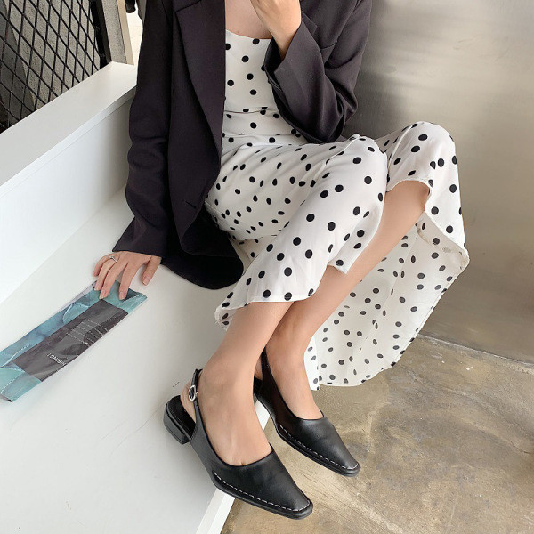 Sieviešu pavasara-vasaras sandales no eko ādas