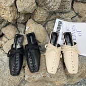 Új fűzős műbőr papucs modell