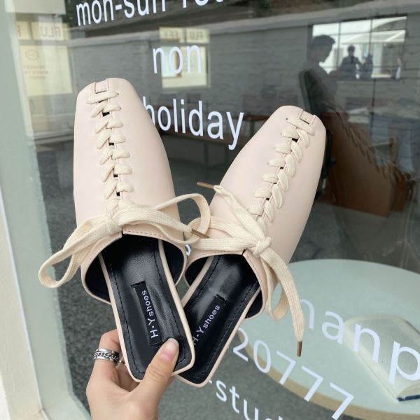 Új fűzős műbőr papucs modell