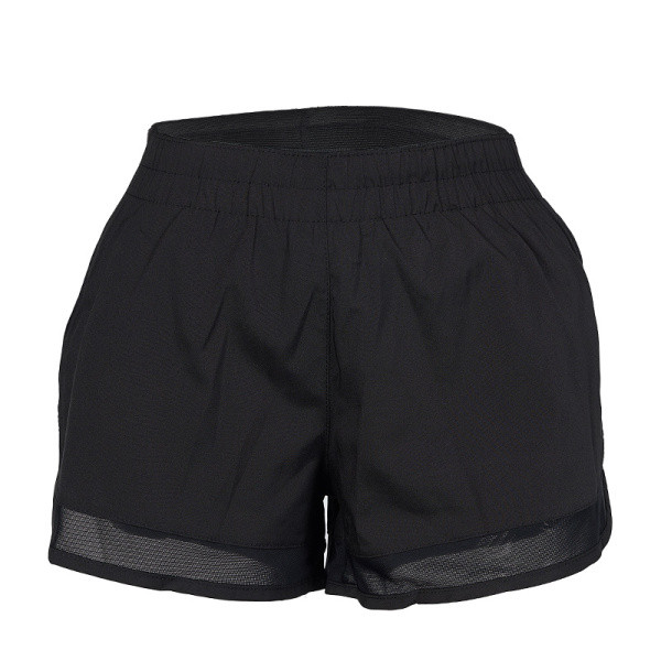 Moteriški sportiniai šortai aukštu juosmeniu pasiūti iš greitai džiūstančio audinio